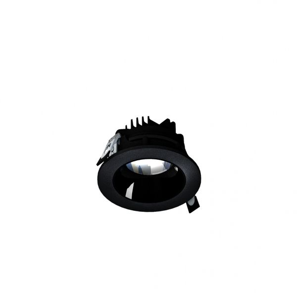 MIRROR - MODEL S - RECESSED DOWNLIGHT ADJUSTABLE LIGHTING DIRECTION 8W 30DEG 95X45 MM BLACK image 1