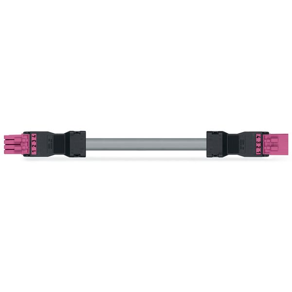 pre-assembled interconnecting cable Eca Socket/plug pink image 3
