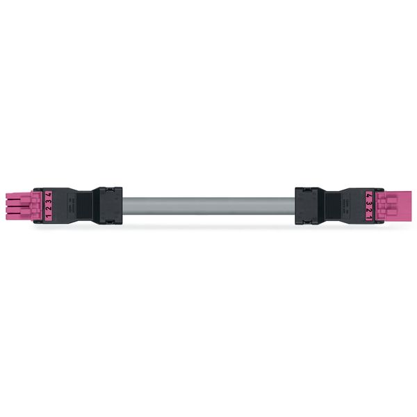 pre-assembled interconnecting cable Eca Socket/plug pink image 4