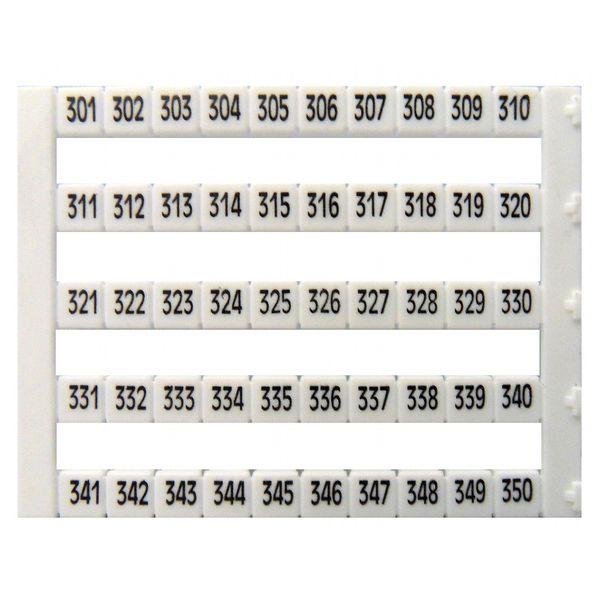Marking tags Dekafix DY 5 printed from "301" to "350" (once) image 1