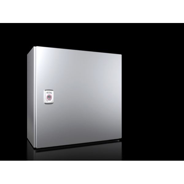 AX Compact enclosure, WHD: 380x380x210 mm, stainless steel 1.4301 image 1