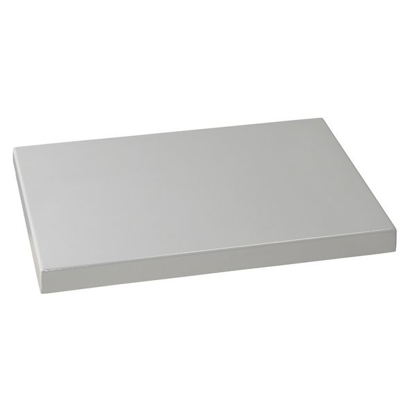 Roof for Atlantic metal cabinet - steel - width 400 mm  x depth 250 mm - RAL7035 image 1