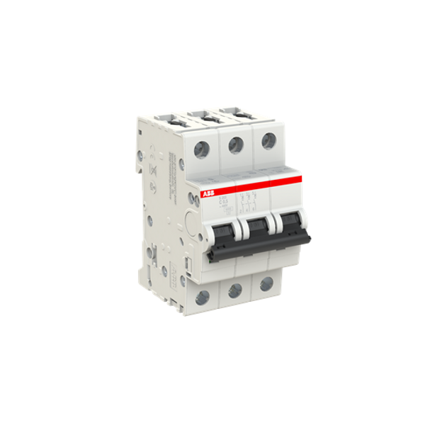 S203-C0.5 Miniature Circuit Breaker - 3P - C - 0.5 A image 2
