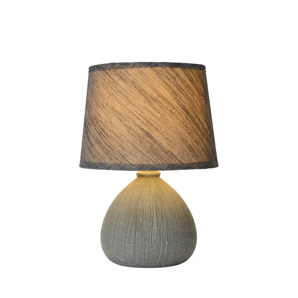 RAMZI Table Lamp E14 H26cm Grey image 1