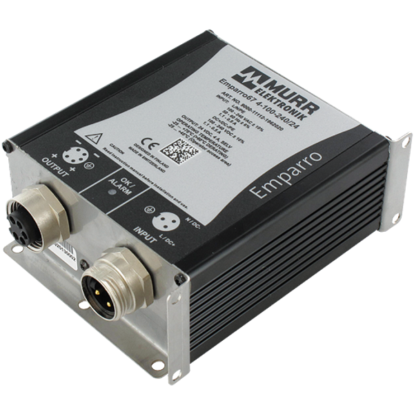 EMPARRO67 POWER SUPPLY 1-PHASE IN: 100-240VAC OUT: 24VDC/4A image 1