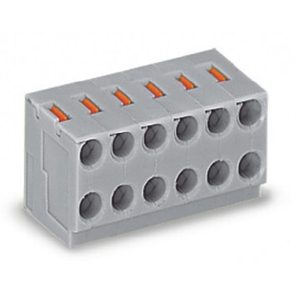 252-308 2-conductor female connector; push-button; PUSH WIRE® image 1