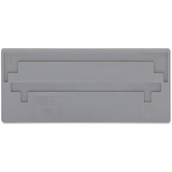 Separator plate 2 mm thick oversized gray image 1