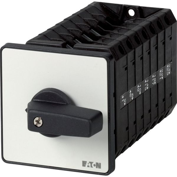 Step switches, T5B, 63 A, flush mounting, 7 contact unit(s), Contacts: 8, 45 °, maintained, Without 0 (Off) position, 1-8, Design number 182 image 5