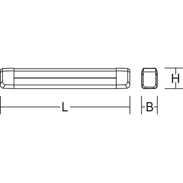 Baleva, 19 W, 2200 lm, 830, 840, white, on/off Ceiling and wall lumina image 4