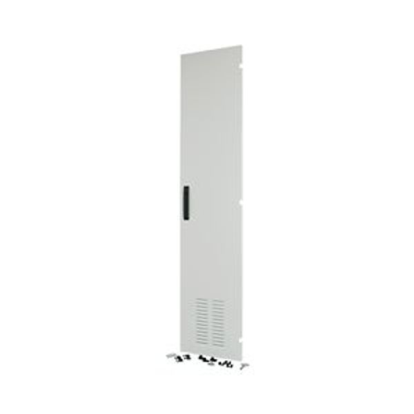 Cable area door, ventilated, IP42, MCC, right, HxW=2000x425mm, grey image 4