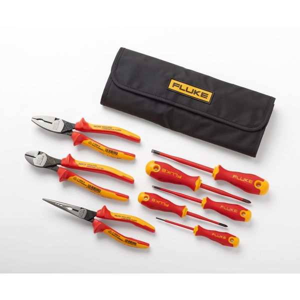 IKST7 Insulated Hand Tools Starter Kit—5 insulated screwdrivers and 3 insulated pliers, 1,000 V image 2