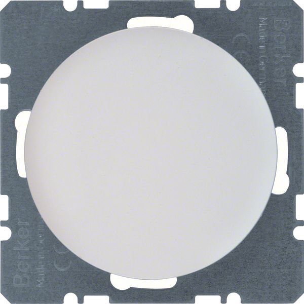 Blind plug centre plate, R.1/R.3, p. white glossy image 1