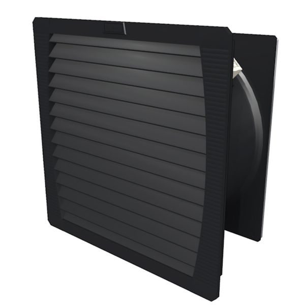Filter fan (cabinet), IP54, black image 2