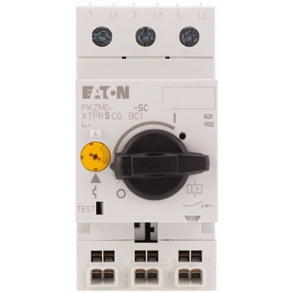 Motor-protective circuit-breaker, 0.09 kW, 0.25 - 0.4 A, Screw terminals on feed side/spring-cage terminals on output side image 2