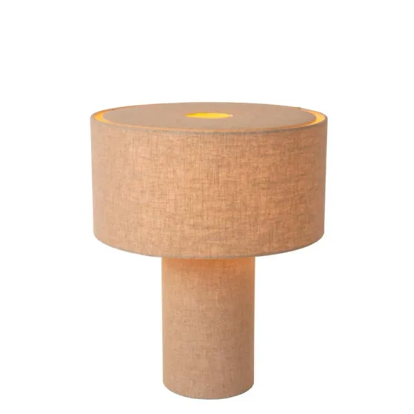 Lucide LEEROY - Table lamp - 1xE27 - Taupe image 1