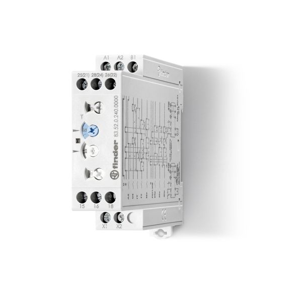 Modular Timer 8-functions/22,5mm.2CO 12A/24...240VUC (83.52.0.240.0000) image 3