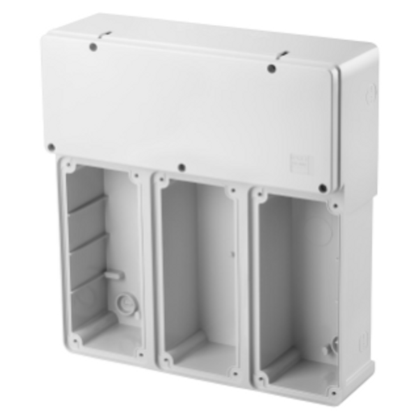 MODULAR BASE FOR MOUNTING COMBINATION OF FIXED VERTICAL SOCKET OUTLET - 3 16/32A SBF - IP55 image 1
