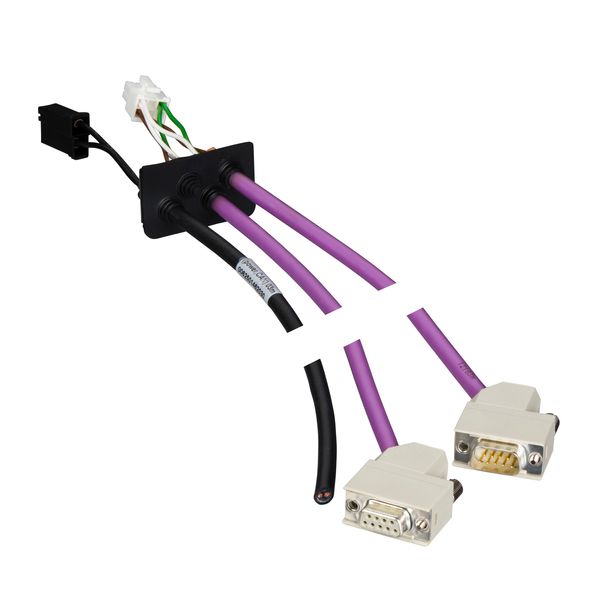 LXM ACC CABLE SET, POWER, RS485, 3M image 1