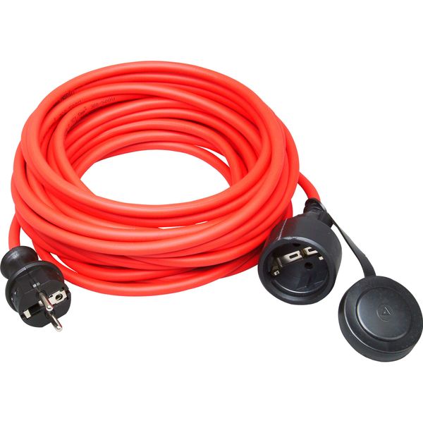 Rubber extension RR-F3x1,5 mm² 10m RED image 1