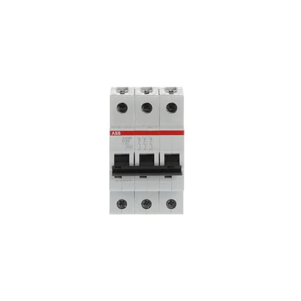 S203M-D20 Miniature Circuit Breaker - 3P - D - 20 A image 2