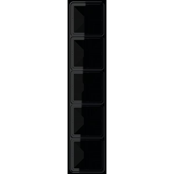 5-gang frame, black CD585SW image 2