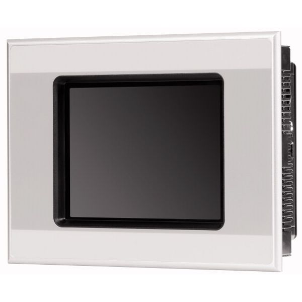 Single touch display, 5.7-inch display, 24 VDC, 640 x 480 px, 2x Ethernet, 1x RS232, 1x RS485, 1x CAN, 1x DP, PLC function can be fitted by user image 2