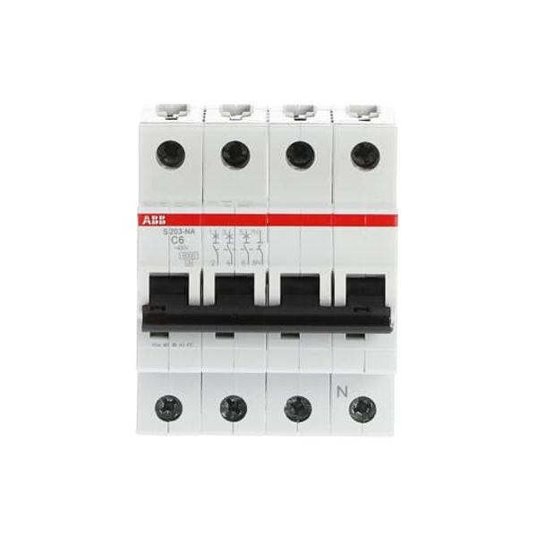 S203-B6NA Miniature Circuit Breaker - 3+NP - B - 6 A image 5