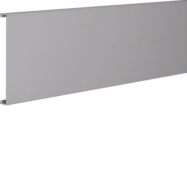 slotted trunking lid from PVC for BA7 width 120mm stone grey image 1