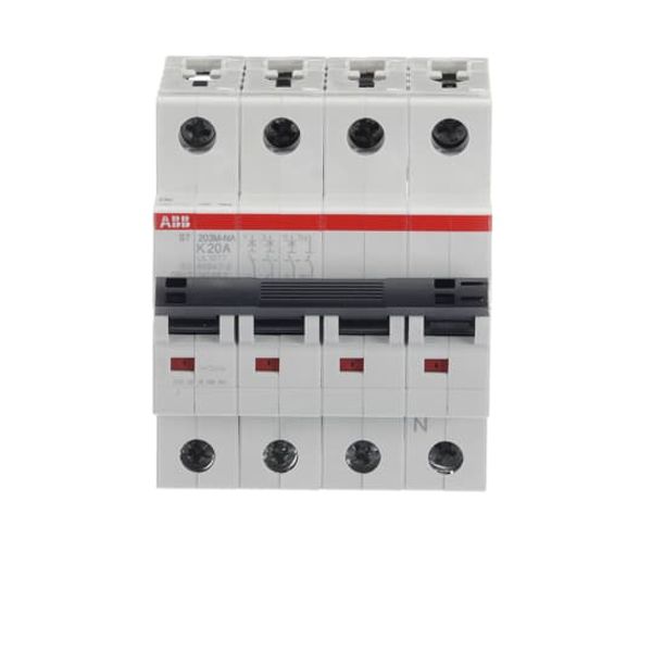 ST203M-K20NA Miniature Circuit Breaker - 4P - K - 20 A image 1