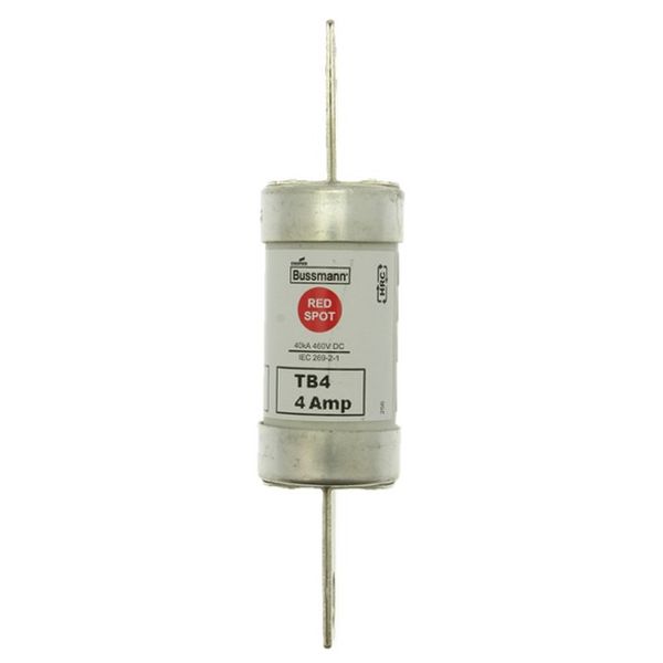 Fuse-link, low voltage, 4 A, AC 660 V, DC 460 V, BS88, 27 x 112 mm, gL/gG, BS image 1