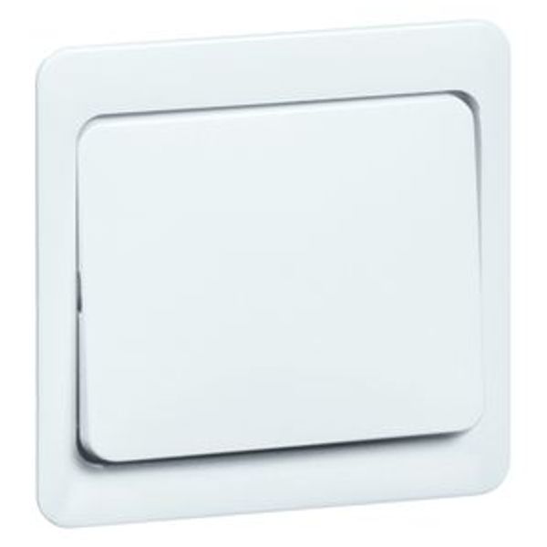 Cover plate for switch/push button D 80.640 W image 1