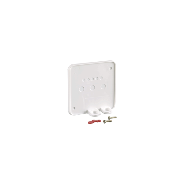 Base plate for appliance socket 2505010/ 110/ 210, IP44, grey image 1