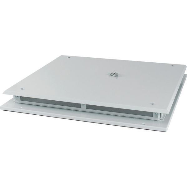 Top plate, ventilated, W=1000mm, IP42, grey image 3