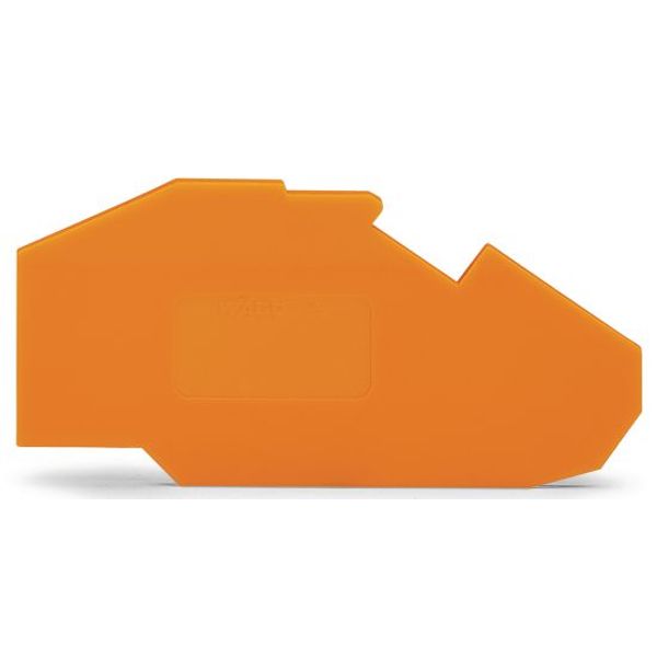 End and intermediate plate 1.5 mm thick orange image 3