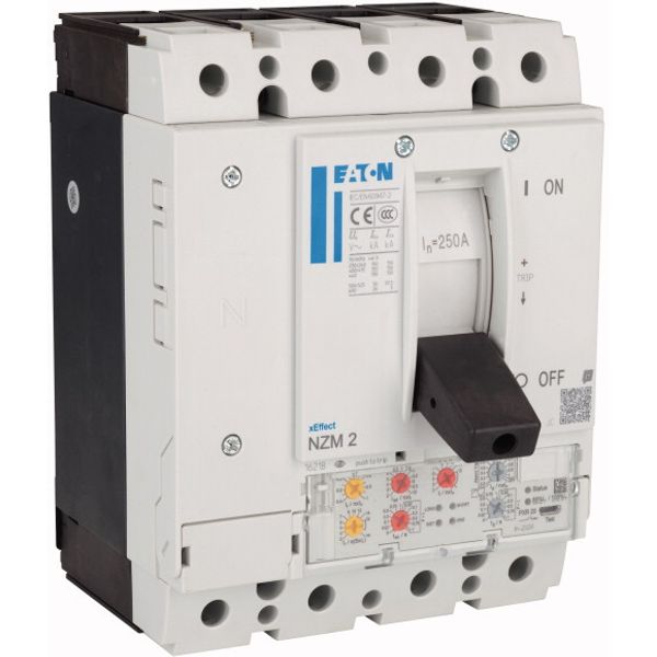 NZM2 PXR20 circuit breaker, 250A, 4p, Screw terminal, earth-fault protection image 5