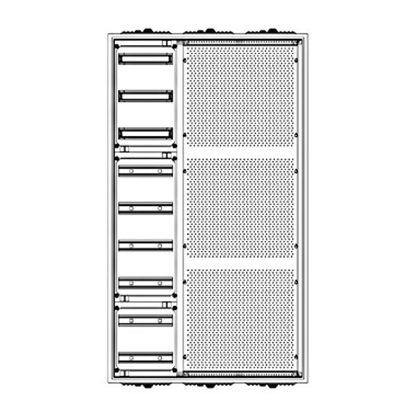 Automatenverteiler H=1400 B=800 T=210mm mit Montageplatte M2 image 1