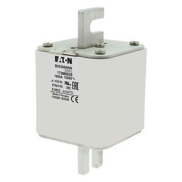 Fuse-link, high speed, 1000 A, AC 1000 V, DIN 3, 74 x 90 x 139 mm, aR, DIN, IEC, single indicator image 6