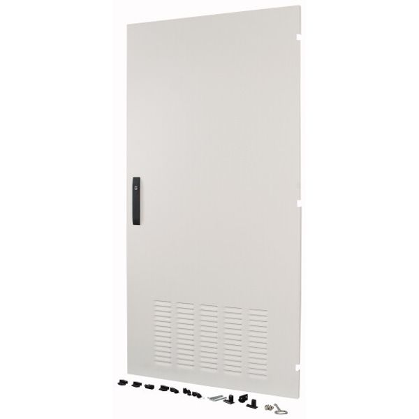 Section wide door, ventilated, right, HxW=1625x795mm, IP42, grey image 1