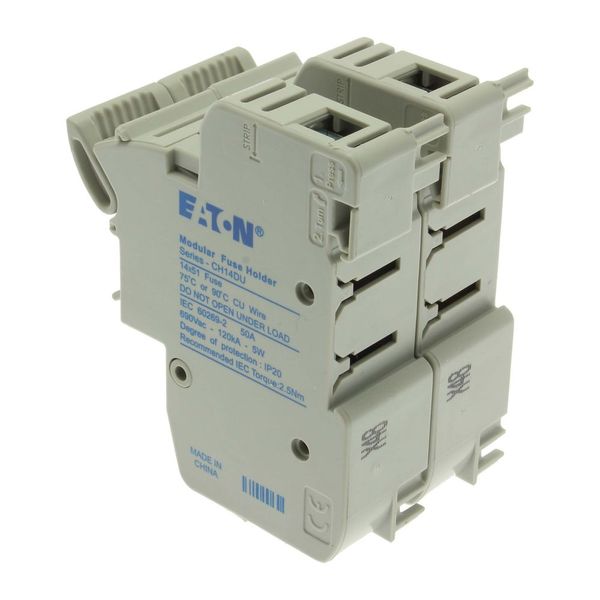 Fuse-holder, low voltage, 50 A, AC 690 V, 14 x 51 mm, 2P, IEC image 16