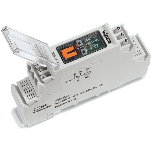 Relay module Nominal input voltage: 230 VAC 1 changeover contact image 3