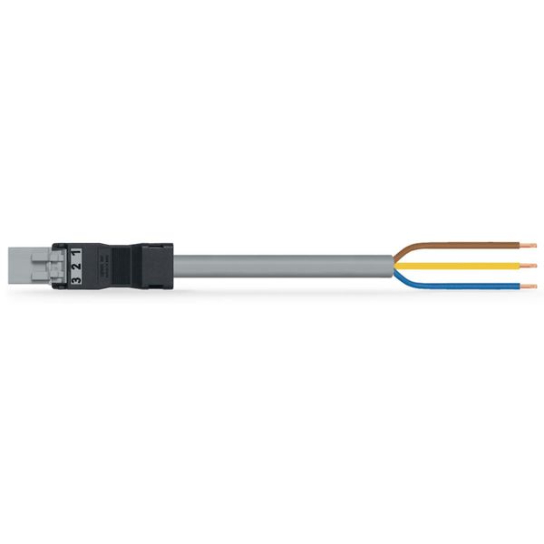 pre-assembled connecting cable Eca Plug/open-ended gray image 2
