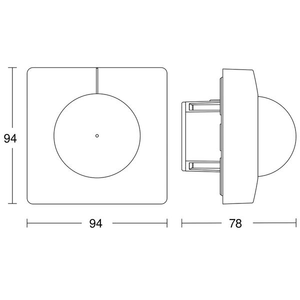 Motion Detector Is 3180-E Com 1I Up White image 2