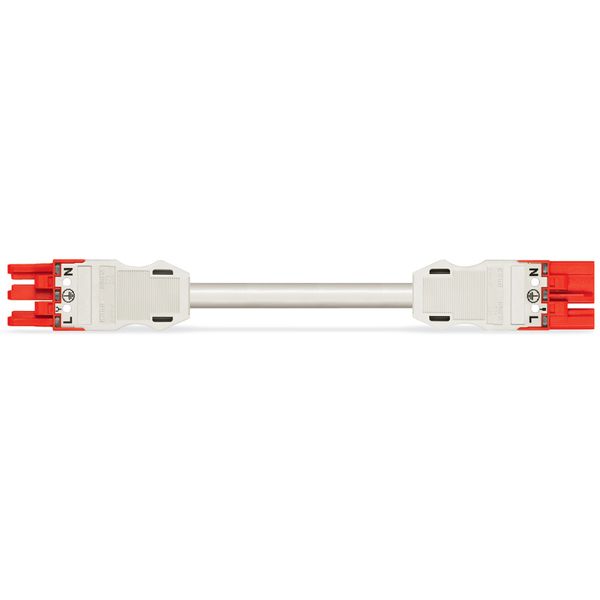 pre-assembled interconnecting cable Eca Socket/plug red image 3