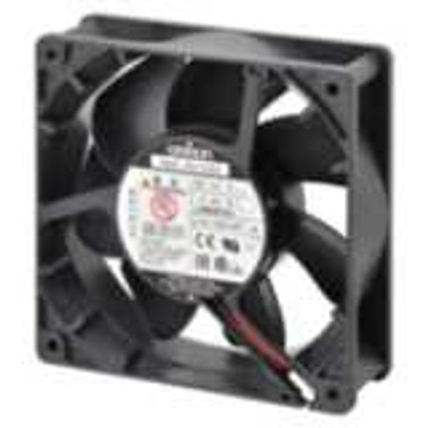 DC Axial fan, plastic blade, frame 120x38, low speed image 1
