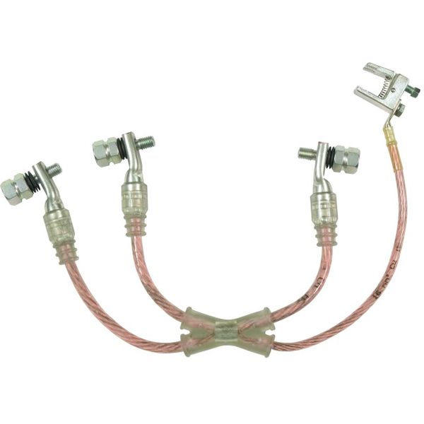 Three-pole earthing and short-circuiting device TI 16mm² with M10 bolt image 1