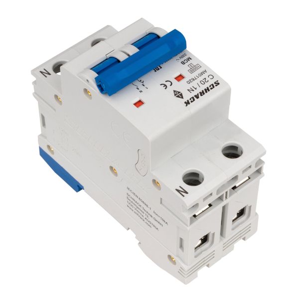 Miniature Circuit Breaker (MCB) AMPARO 10kA, C 20A, 1+N image 3