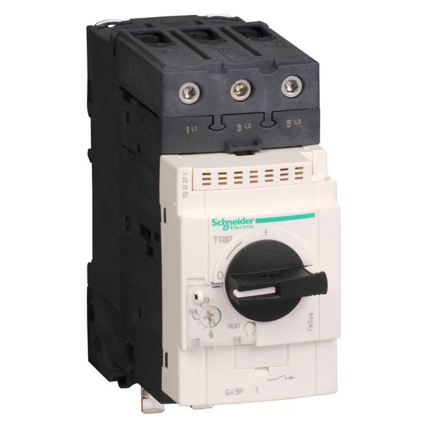 Motor circuit breaker, TeSys Deca, 3P, 37-50 A, thermal magnetic, upstream EverLink terminals image 1