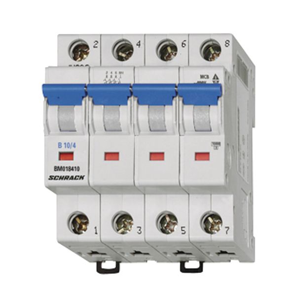 Miniature Circuit Breaker (MCB) C, 20A, 4-pole, 6kA image 1