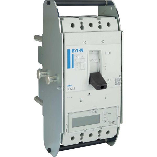 NZM3 PXR25 circuit breaker - integrated energy measurement class 1, 630A, 3p, withdrawable unit image 12