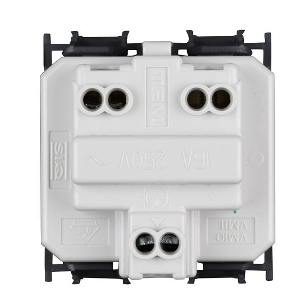 Socket with child protection, black image 1